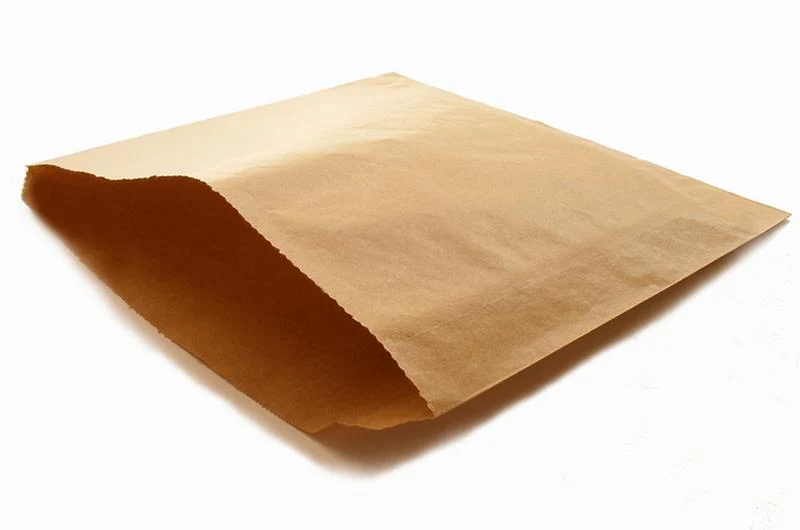 Recycled flat bag 31.7 x 31.7cm - kraft