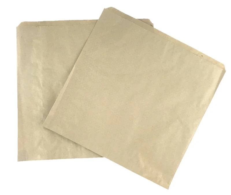 Recycled flat bag 31.7 x 31.7cm - kraft