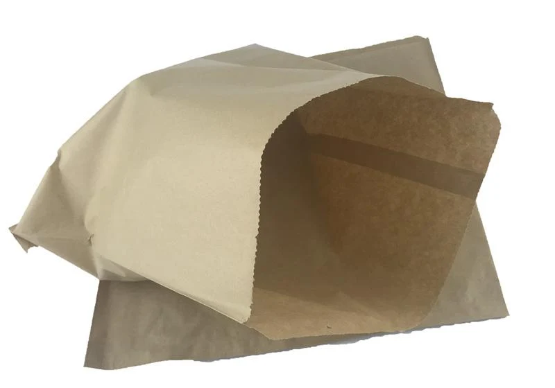 Recycled flat bag 31.7 x 31.7cm - kraft