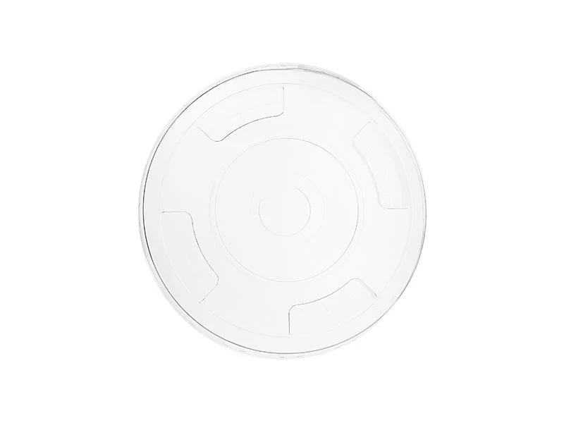 Flat PLA lid, straw slot (fits 96 series)