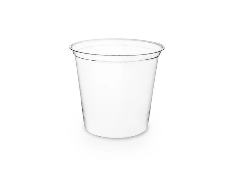 24oz (750ml) Round container - clear