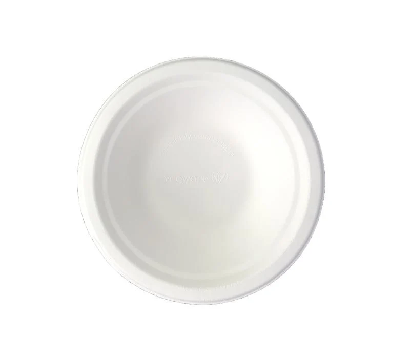 12oz bagasse tall bowl - white