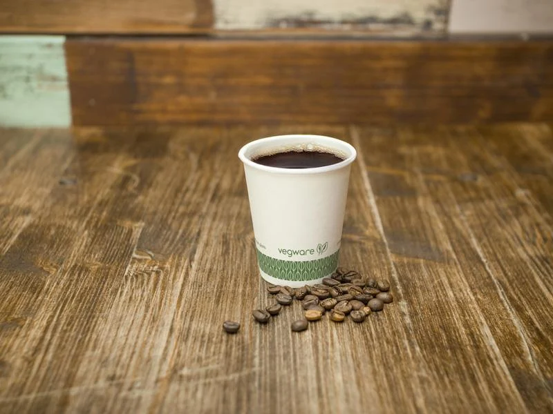 6oz white hot cup - small lid