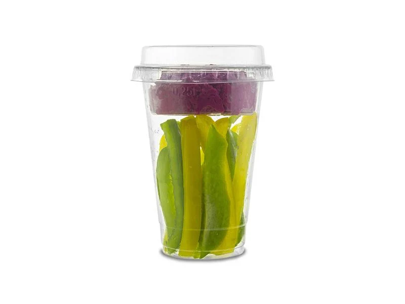 9oz (280ml) slim PLA cold cup - clear/plain