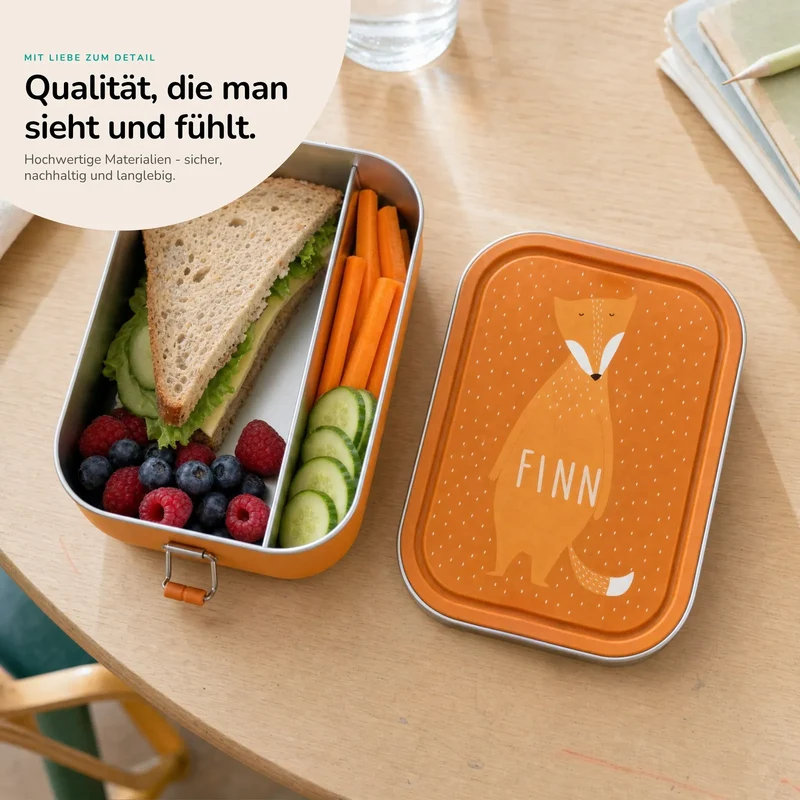 Trixie Brotdose Kinder personalisiert Fuchs