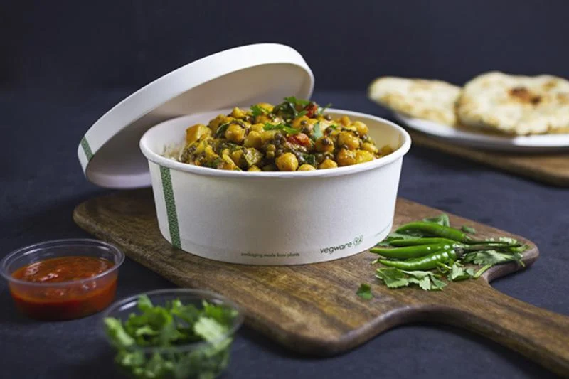 32oz (1000ml) PLA-lined paper food bowl