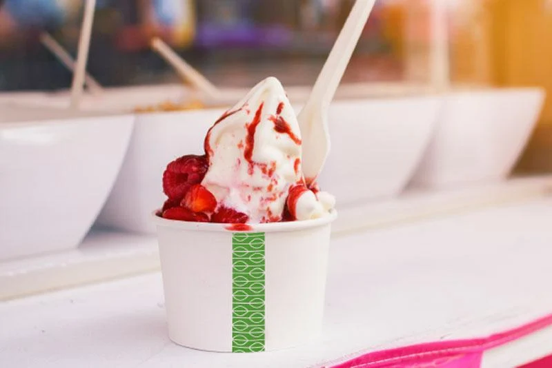 4oz (120ml) gelato bowl - white