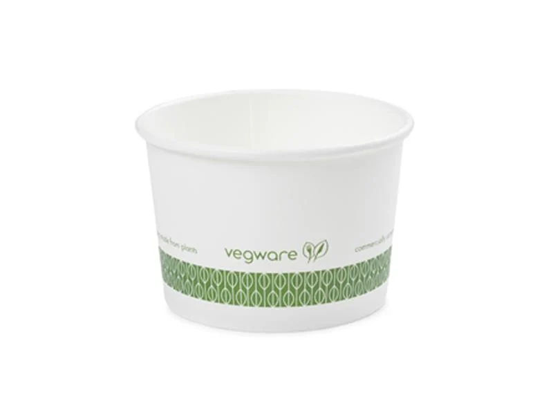 8oz (250ml) paper bowl - white