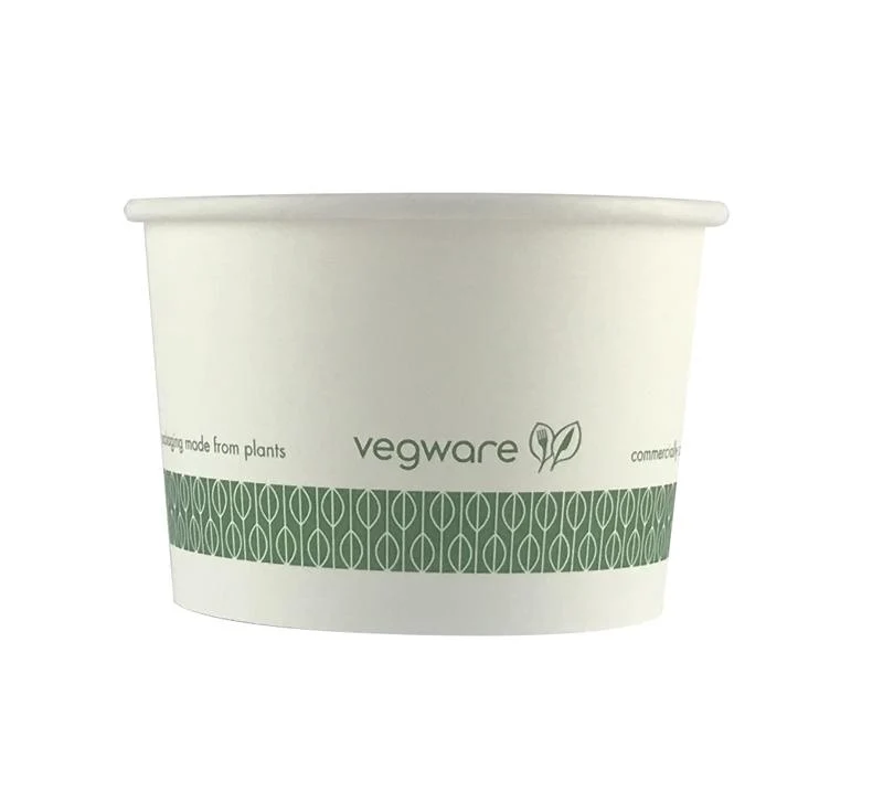 8oz (250ml) paper bowl - white