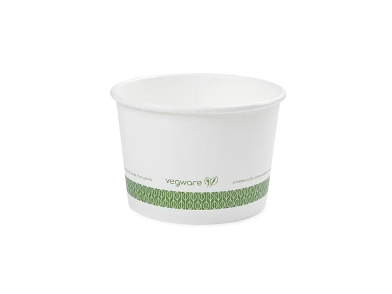 16oz (500ml) paper bowl - white