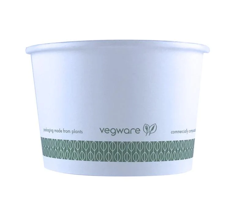 16oz (500ml) paper bowl - white