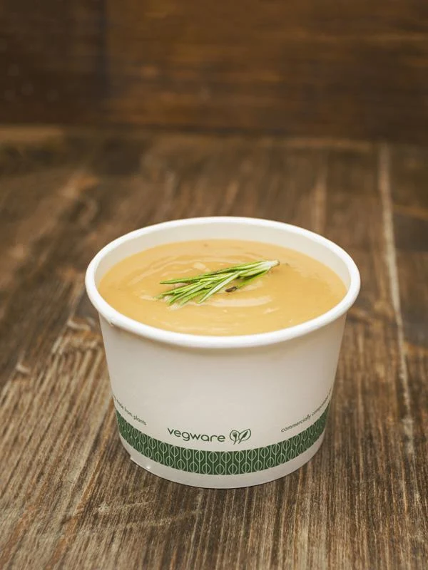 16oz (500ml) paper bowl - white