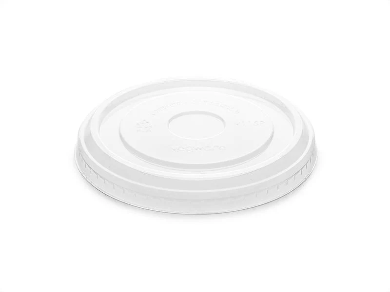Flat clear PLA cold lid (fits 12-32oz bowls)