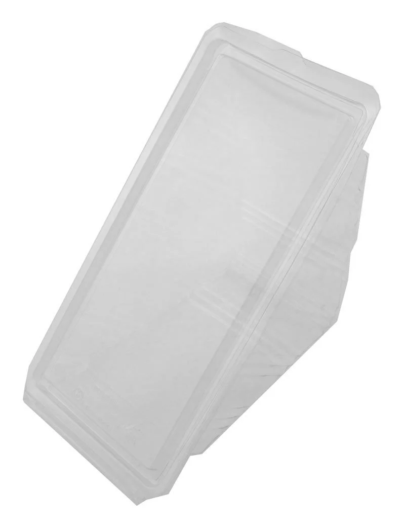 50mm Sandwich clamshell wedges - clear