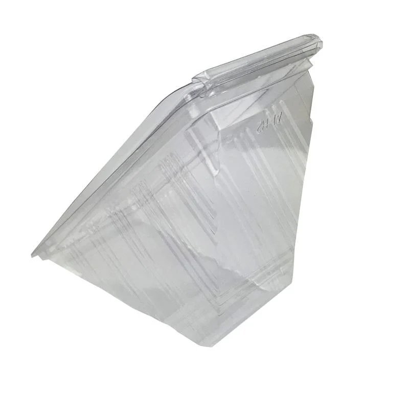 50mm Sandwich clamshell wedges - clear