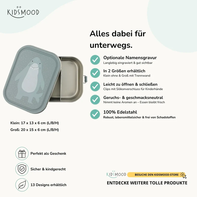 Trixie Brotdose Kinder personalisiert Hai