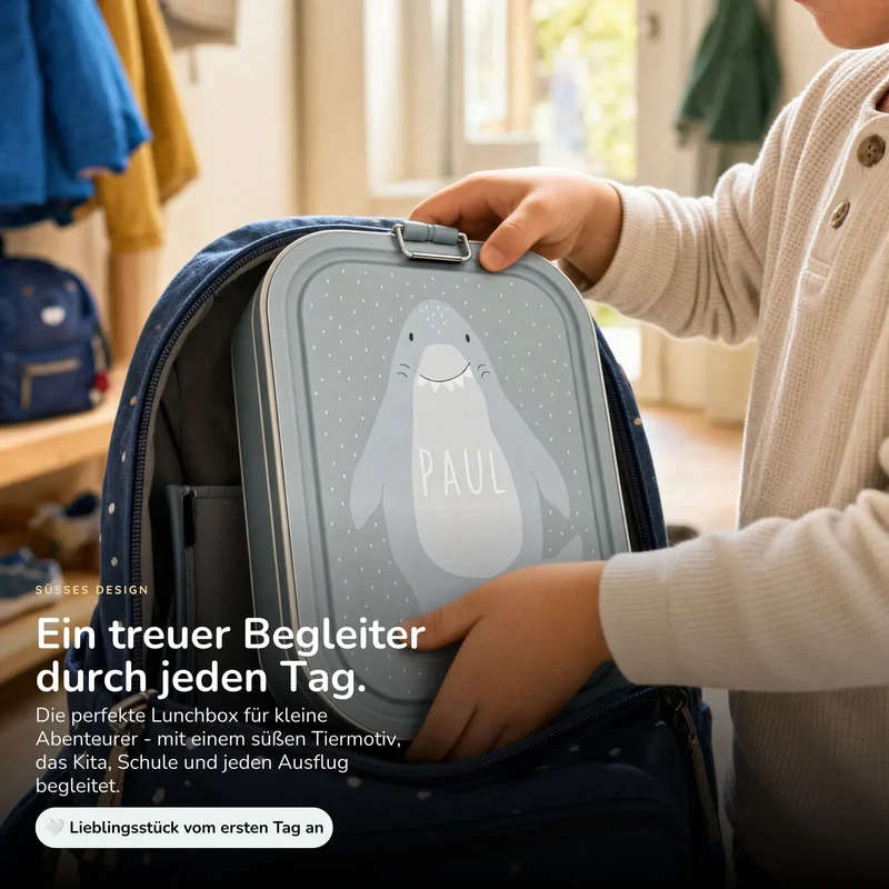 Trixie Brotdose Kinder personalisiert Hai
