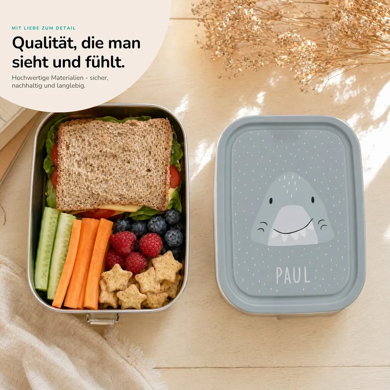 Trixie Brotdose Kinder personalisiert Hai