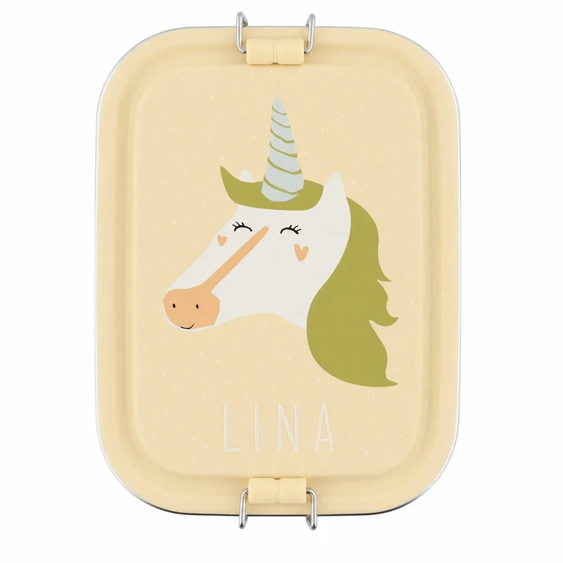 Trixie Brotdose Kinder personalisiert Einhorn