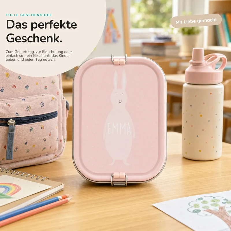 Trixie Brotdose Kinder personalisiert Hase