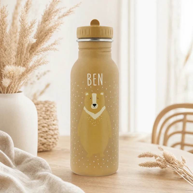 Trixie Trinkflasche Kinder personalisiert Bär