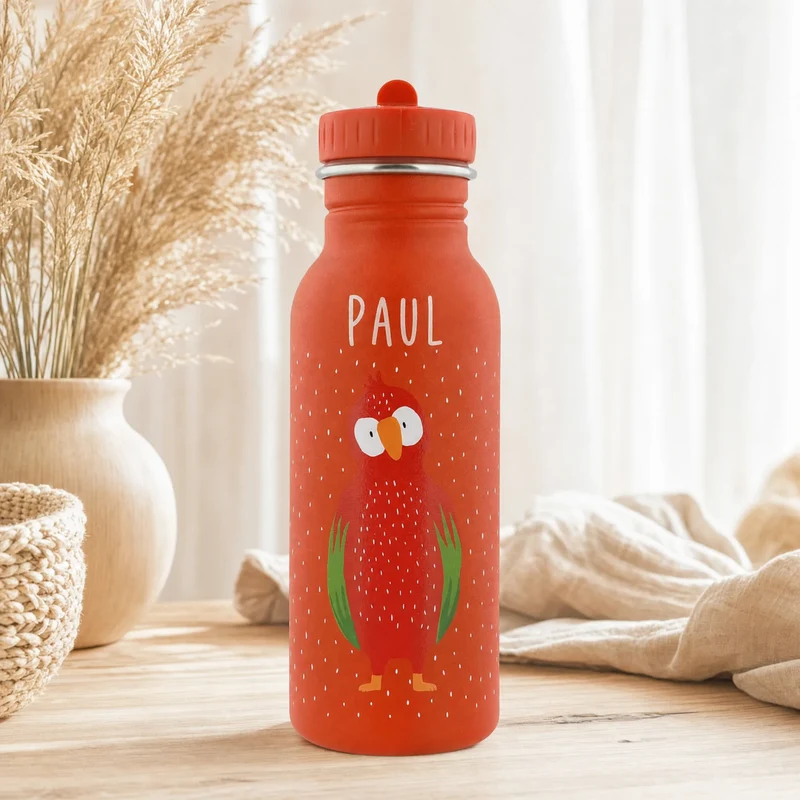 Trixie Trinkflasche Kinder personalisiert Papagei