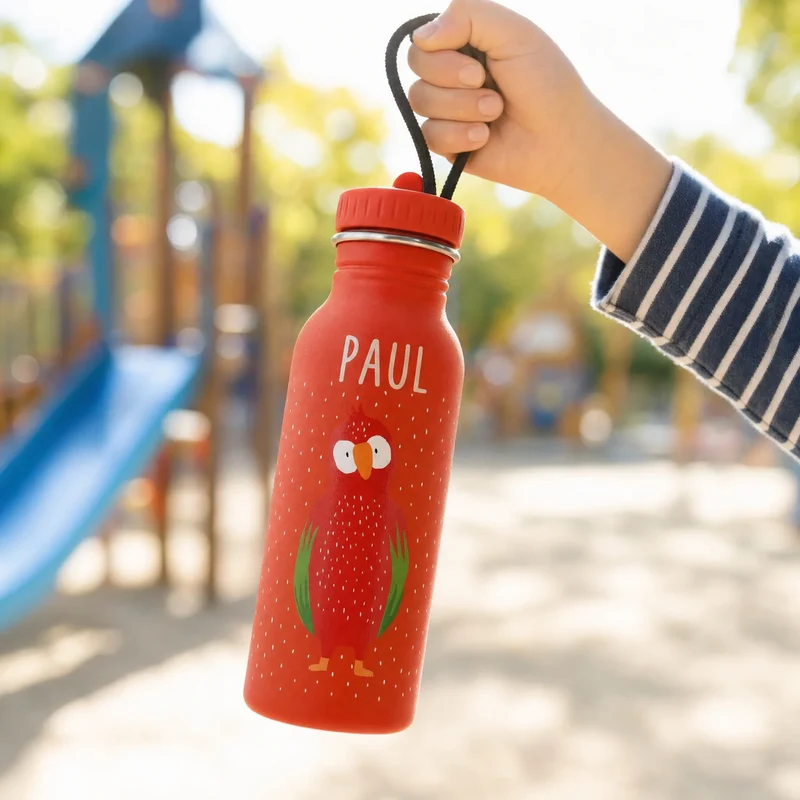 Trixie Trinkflasche Kinder personalisiert Papagei