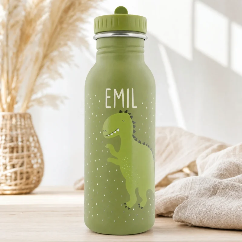 Trixie Trinkflasche Kinder personalisiert Dino