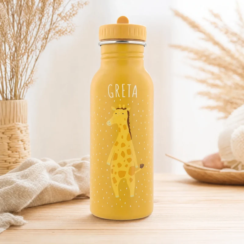 Trixie Trinkflasche Kinder personalisiert Giraffe