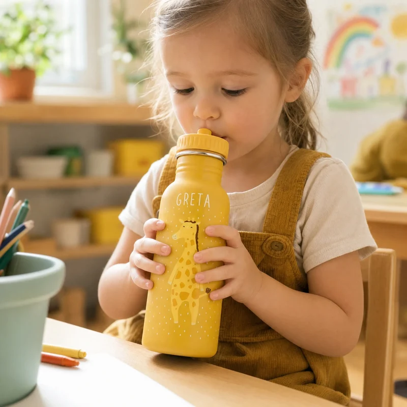 Trixie Trinkflasche Kinder personalisiert Giraffe