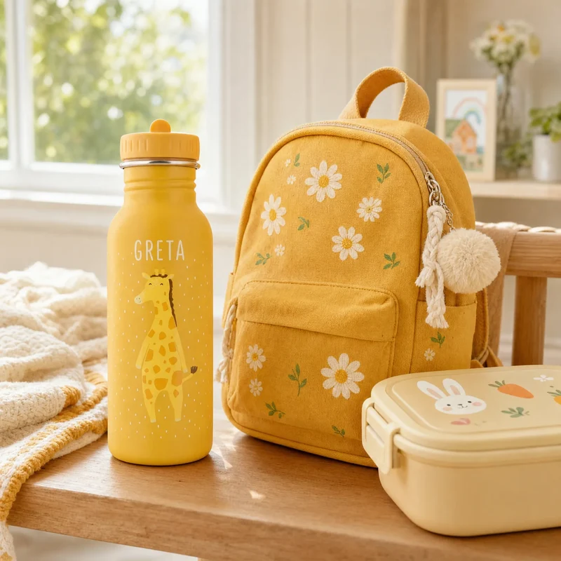 Trixie Trinkflasche Kinder personalisiert Giraffe