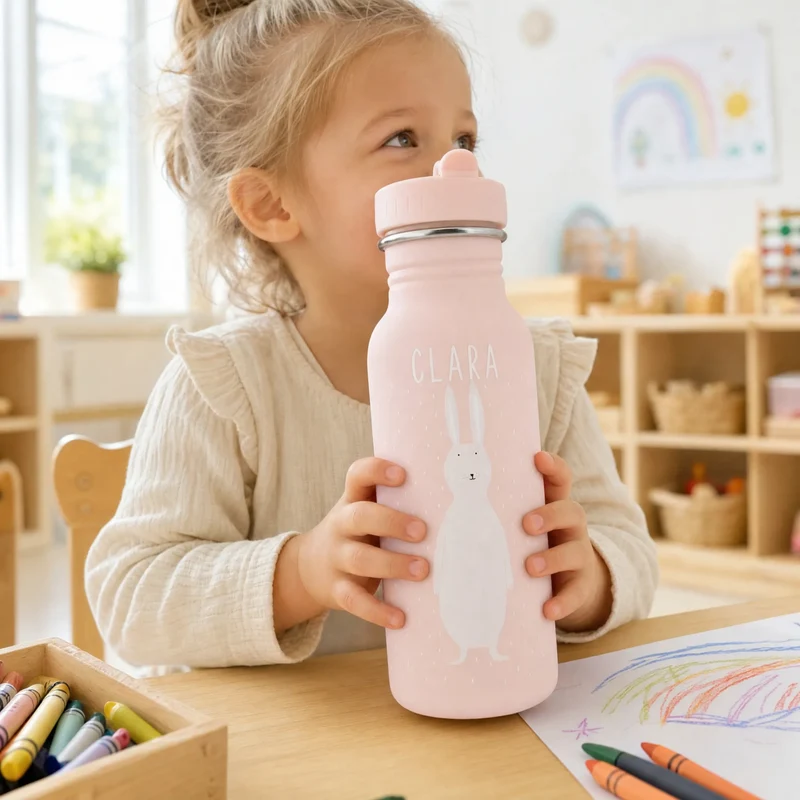 Trixie Trinkflasche Kinder personalisiert Hase