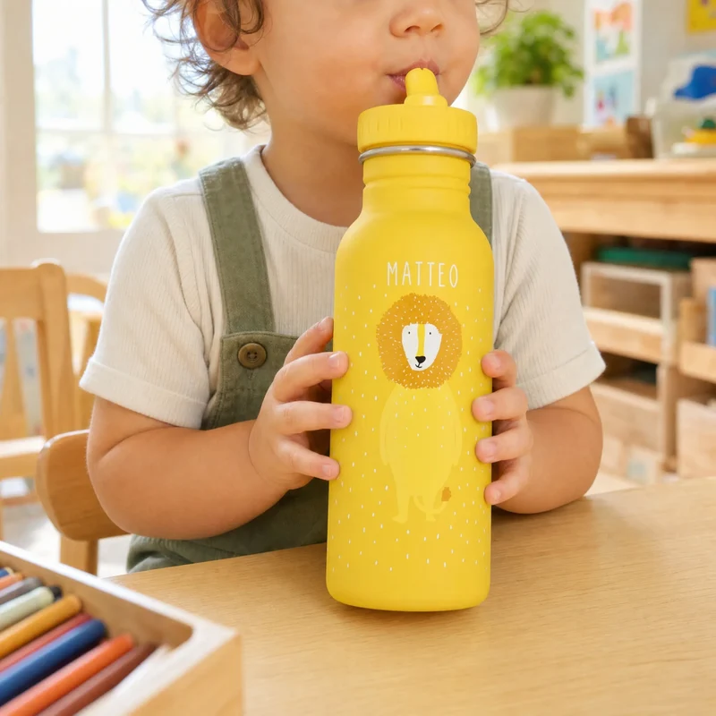 Trixie Trinkflasche Kinder personalisiert Löwe