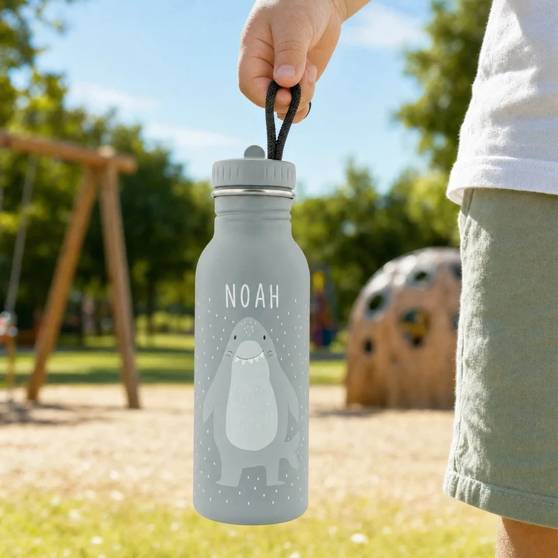 Trixie Trinkflasche Kinder personalisiert Hai