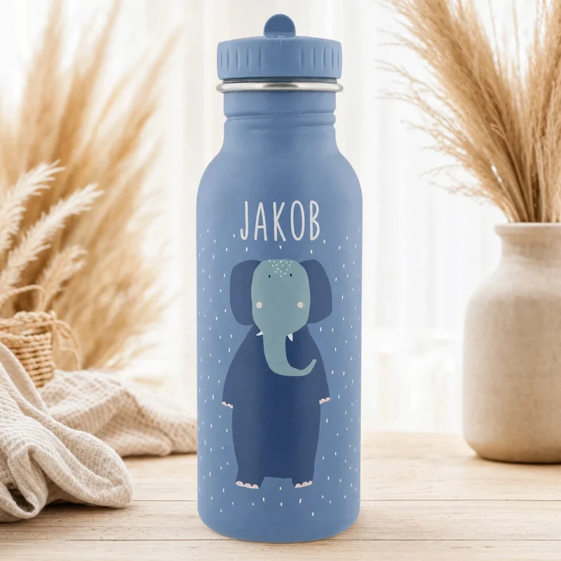 Trixie Trinkflasche Kinder personalisiert Elefant