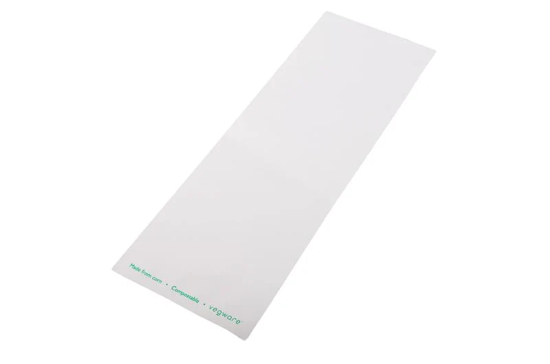 PLA window bag 12 x 35cm - clear/white
