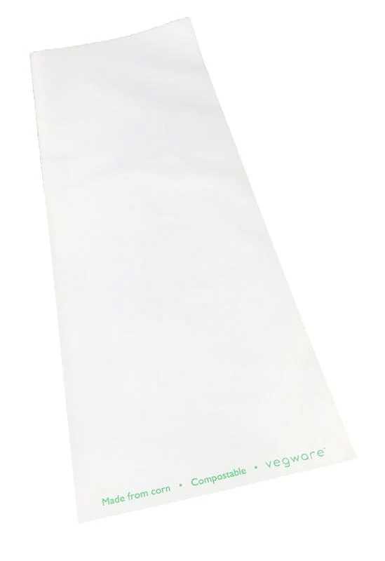 PLA window bag 12 x 35cm - clear/white