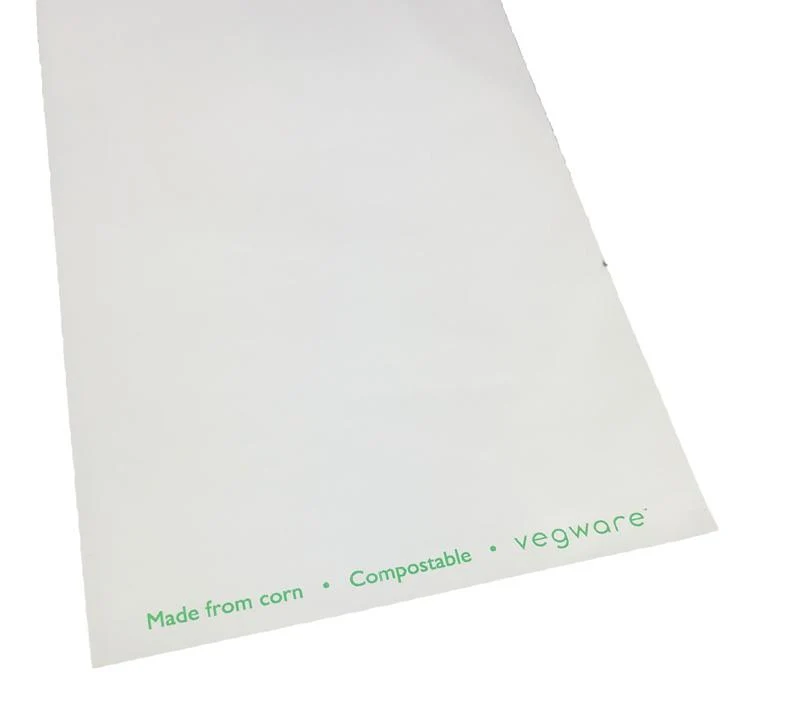 PLA window bag 12 x 35cm - clear/white