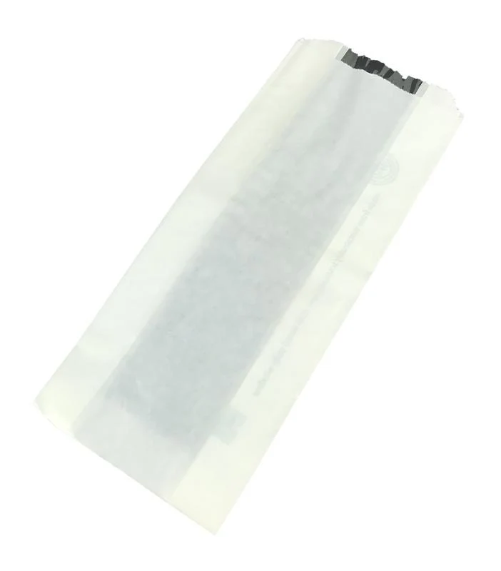 Glassine Natureflex Window hot bag 10.1 x 5 x 25.4cm - white