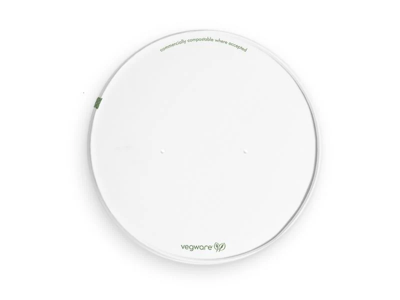 32oz PLA lined food bowl lid, 185 series