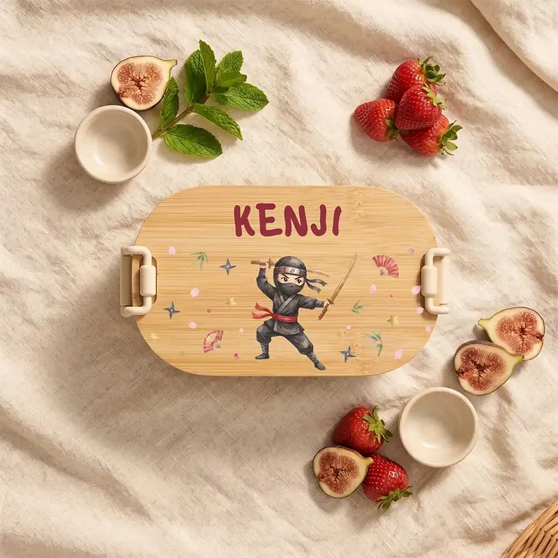 Brotdose Kinder personalisiert, Rehkitz Geweih