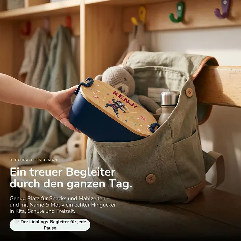 Brotdose Kinder personalisiert, Ninja