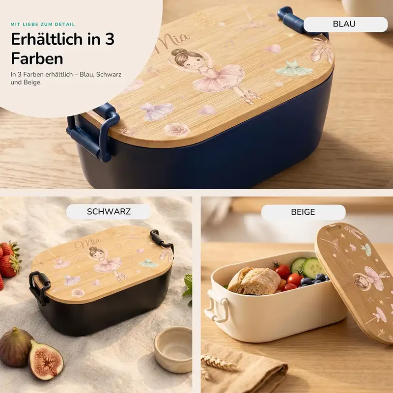 Brotdose Kinder personalisiert, Ballerina Tutu
