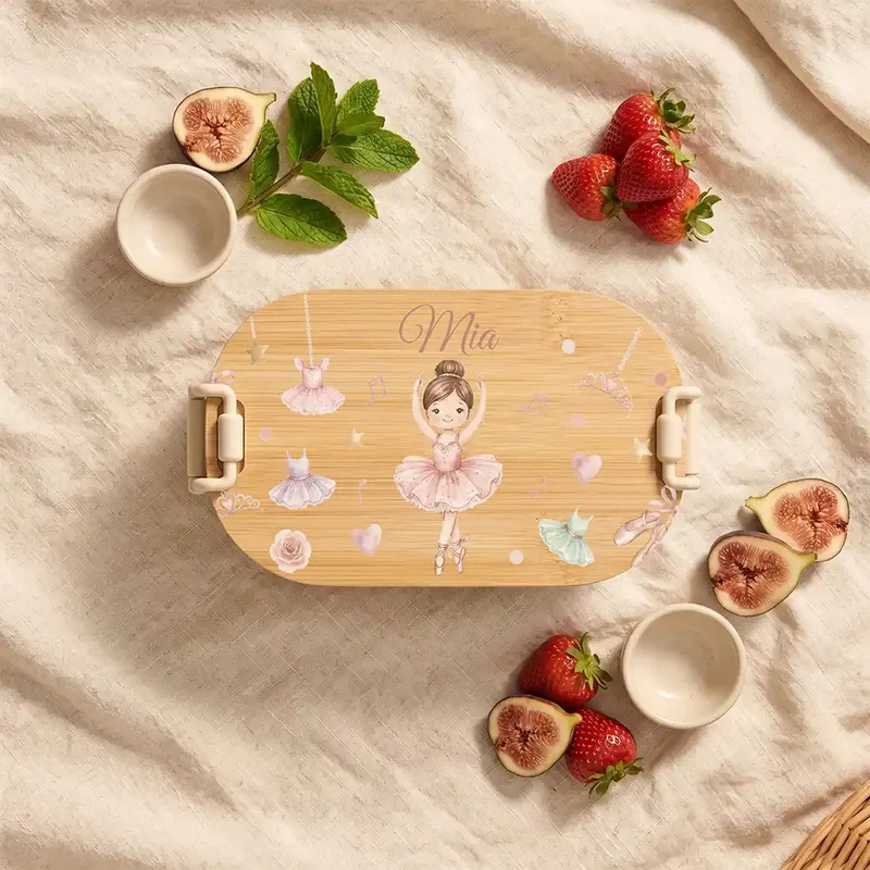 Brotdose Kinder personalisiert, Ballerina Tutu