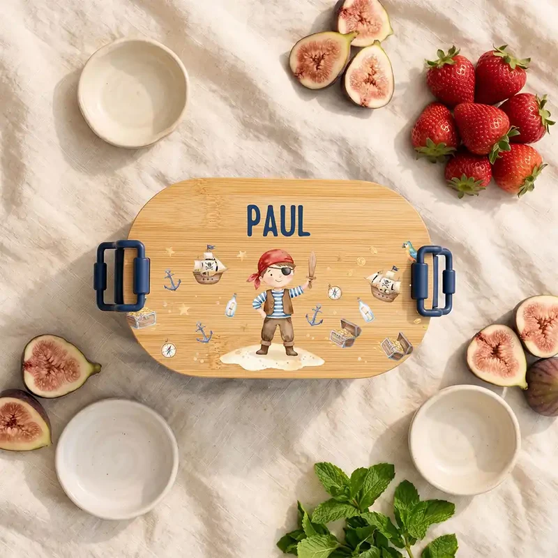 Brotdose Kinder personalisiert, Pirat