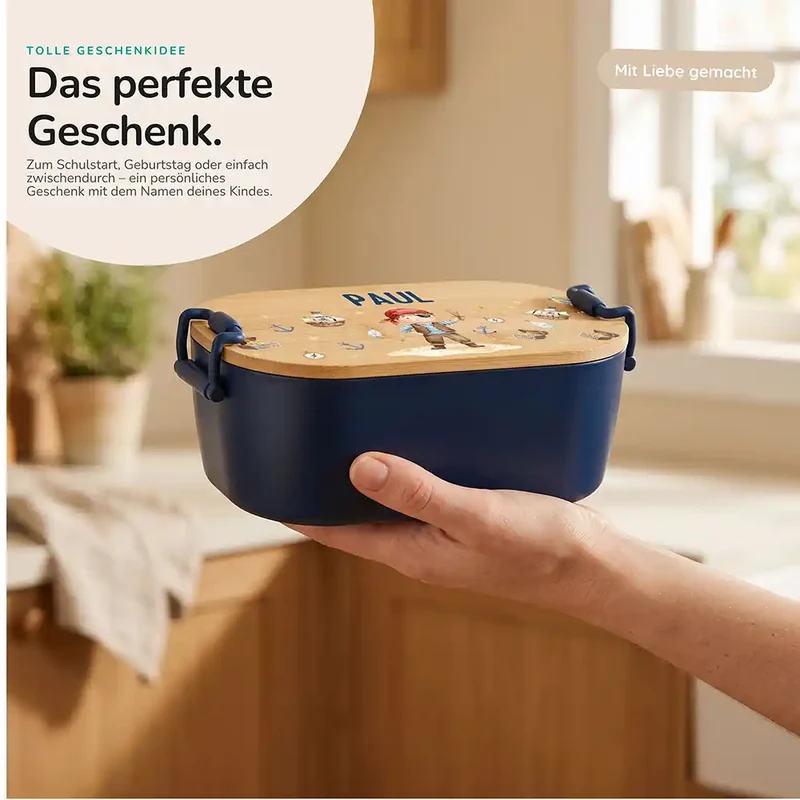 Brotdose Kinder personalisiert, Pirat