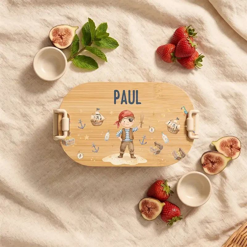 Brotdose Kinder personalisiert, Pirat