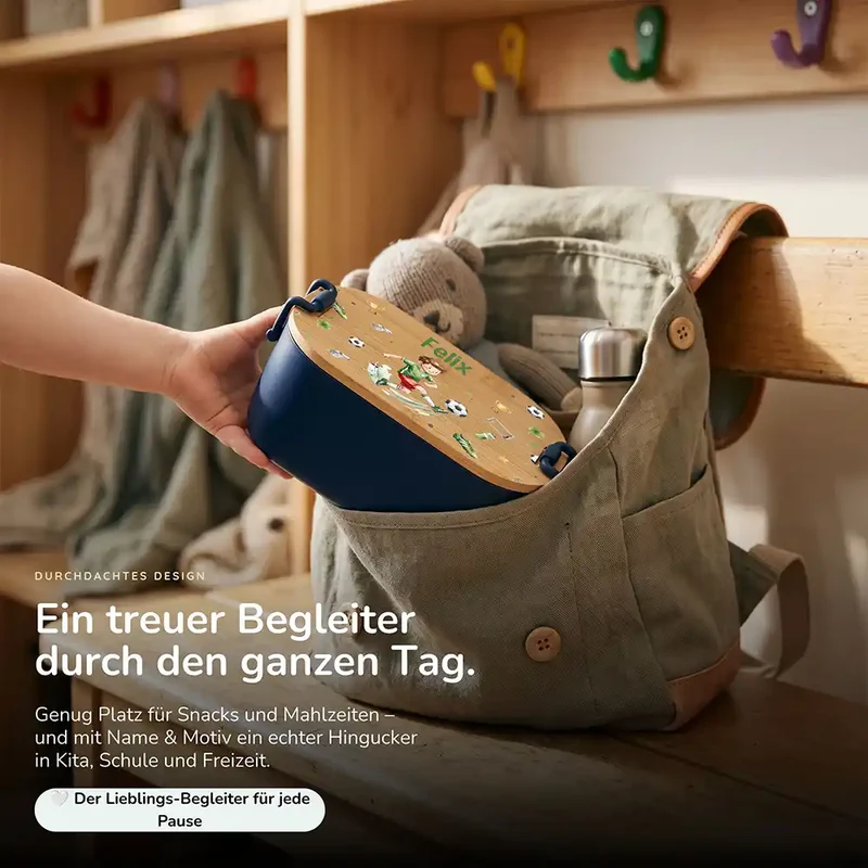 Brotdose Kinder personalisiert, Fußballer