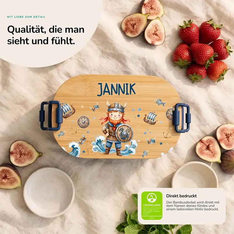 Brotdose Kinder personalisiert, Wikinger