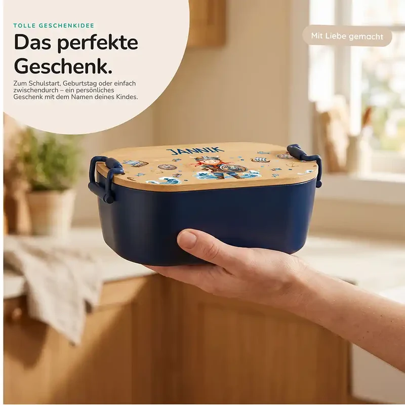 Brotdose Kinder personalisiert, Wikinger